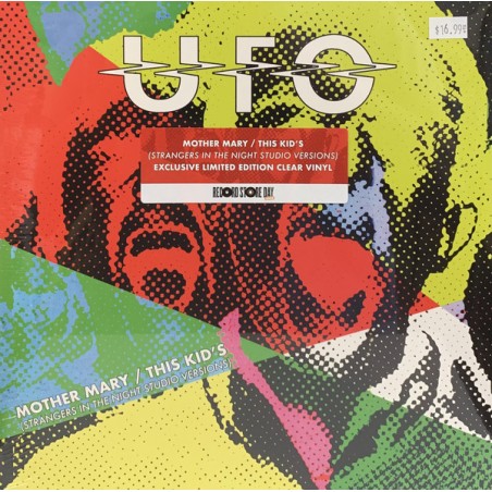UFO  ‎– Mother Mary / This Kid's  |2021   Chrysalis Catalogue ‎– 5060516096268-10"-Vinyl-Lim. Edition, clear Vinyl-RSD 2021