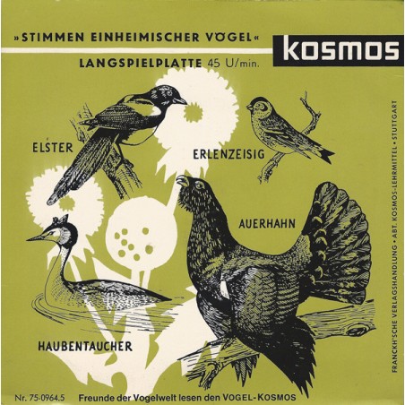 Dr. E. Tretzel , Dr. G. Thielcke  ‎– Stimmen Einheimischer Vögel|Kosmos ‎– 75-0964.5-Single