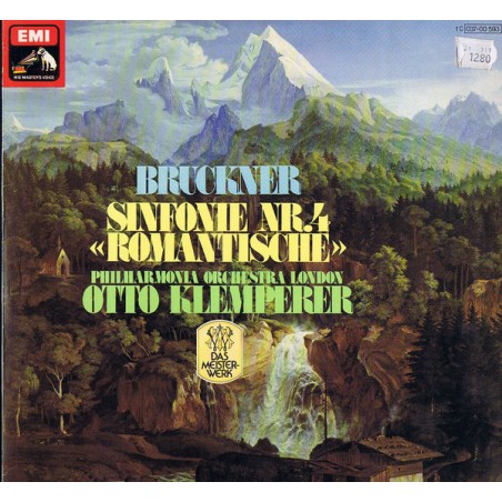 Bruckner-Sinfonie Nr. 4 «Romantische»  Philharmonia Orchestra London-Klemperer |HMV– 1C 037-00 593