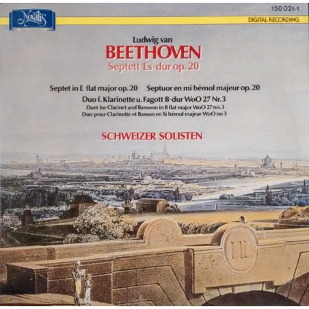 Beethoven / Schweizer Solisten – Septett Es-dur Op. 20 |1987   Novalis – 150 021-1