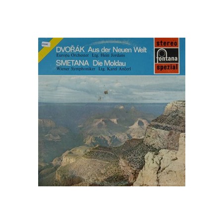 Dvořák- Smetana - Ančerl, Europa Orchester-Wr Symphoniker – Aus Der Neuen Welt / Die Moldau|Fontana – 700.125