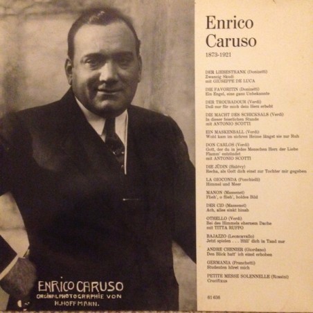 Enrico Caruso – Enrico Caruso|1972     Preiser Records – 61 636 -Club Edition