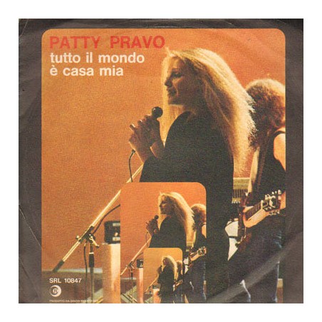 Patty Pravo – Tutto Il Mondo È Casa Mia |1977    Ricordi – SRL 10847-Single