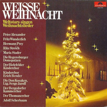 Various – Weisse Weihnacht - Weltstars Singen Weihnachtslieder|1968    Polydor – 249 254
