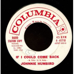 Johnnie Humbird – If I...