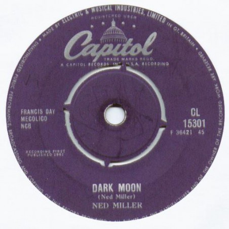 Ned Miller – Dark Moon |1961     Capitol Records – CL 15301-Single