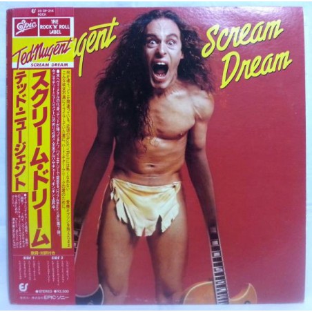 Ted Nugent – Scream Dream |1980    	Epic – 25-3P-214 -	Japan Press