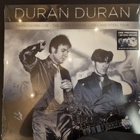 Duran Duran – Thanksgiving Live - The Ultra Chrome, Latex And Steel Tour |2021  783236 -Lim. Edition-silver-translucent Vinyl