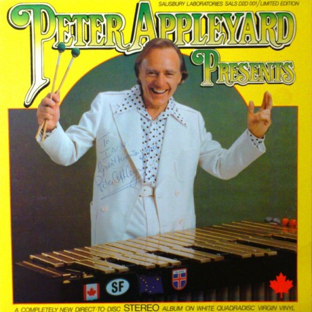 Peter Appleyard ‎– Presents |1977     Salisbury Laboratories ‎– SALS D2D 001 -Lim. Edition-white Vinyl
