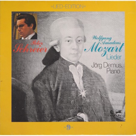 Wolfgang Amadeus Mozart – Lieder-Peter Schreier, Jörg Demus|1977	Eurodisc – 27 822 KK