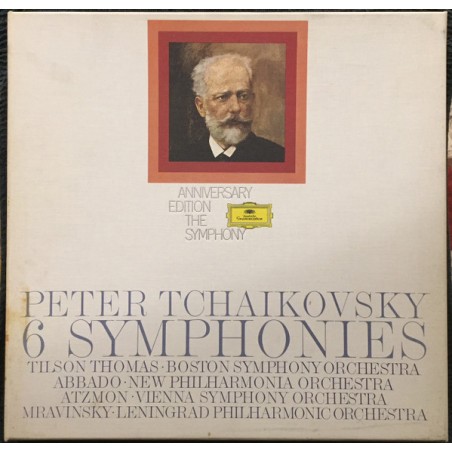 Peter Tchaikovsky –6 Symphonies - Tilson Thomas-Abbado |1973     DG- 2720 065 -6 -LP-Box