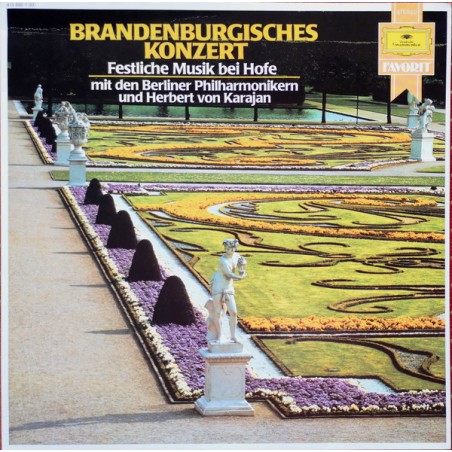 Johann Sebastian Bach– Brandenburgerisches Konzert-Karajan, Berliner Philharmoniker |1983	DG  – 410 692-1