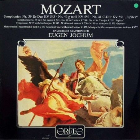 Mozart– Symphonien No. 39/40/41-Maurerische Trauermusik- Jochum |Orfeo  – S 045 832 H