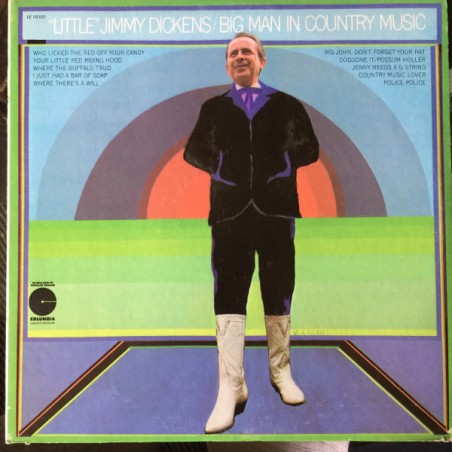 Little Jimmy Dickens – Big Man In Country Music|	Columbia – LE 10107