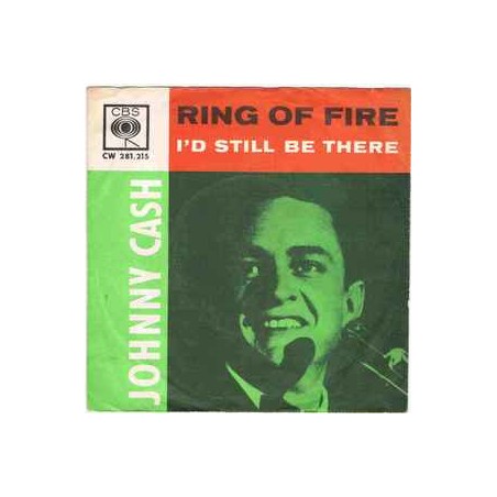 Johnny Cash ‎– Ring Of Fire |1963     CBS ‎– CW 281.215-Single
