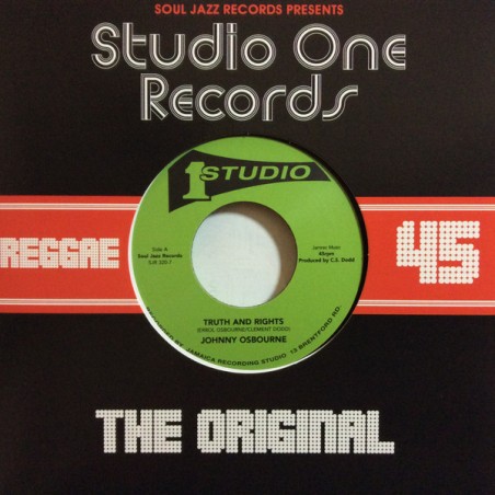 Johnny Osbourne / Prince Jazzbo – Truth And Rights / Crabwalking |2021	Studio One – SJR 320-7-Single