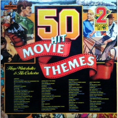 Hugo Winterhalter & His Orchestra  – 50 Hit Movie Themes|1977	Pickwick Records – 50DA 303