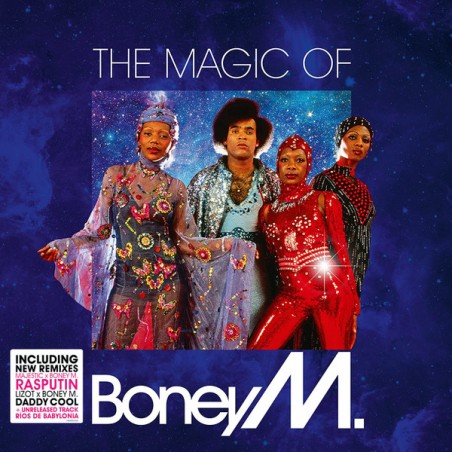 Boney M. – The Magic Of Boney M. |2022	Sony Music – 19439934431 -Magenta Transparent & Blue Transparent Vinyl