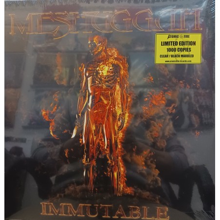 Meshuggah – Immutable |2022	Atomic Fire – AFR0026 -clear-black-marbled Vinyl