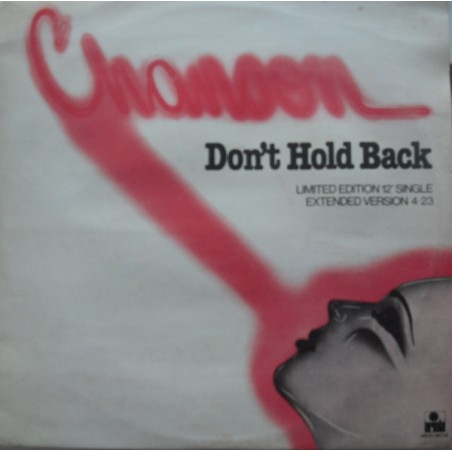 Chanson – Don't Hold Back|1987	Ariola – AROD 140-Limited Edition-red Vinyl