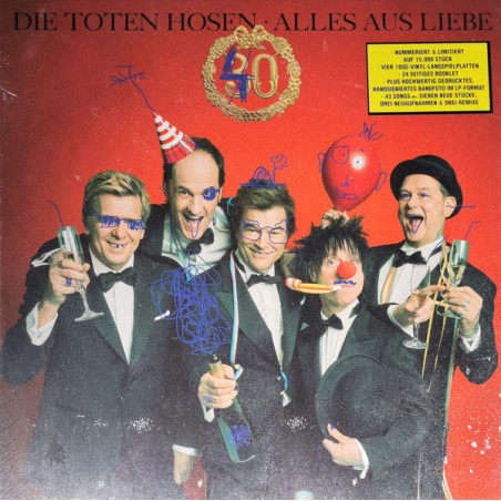 Die Toten Hosen – Alles aus Liebe-40 Jahre |2022	 JKP 158 -4-LP-Box-Lim.- Edition-Nr.11477 of 15000
