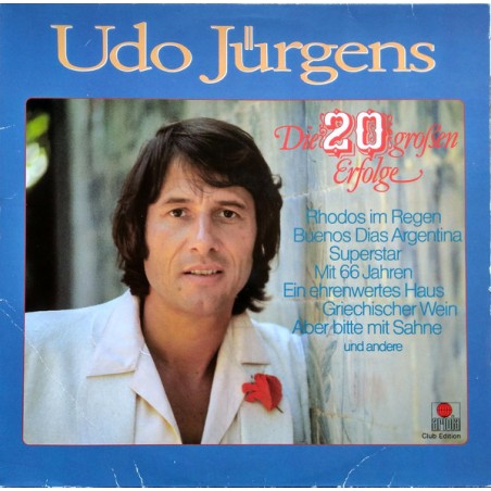 Udo Jürgens – Die 20 Großen Erfolge |1980   	Ariola – 38 929 6 -Club Edition