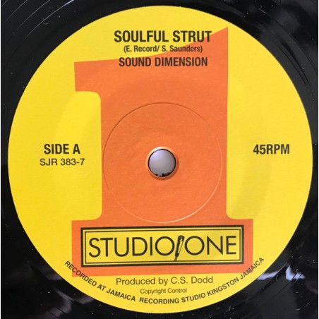 Sound Dimension – Soulful Strut / Time Is Tight |2017	Soul Jazz Records – SJR 383-7  -7-Single