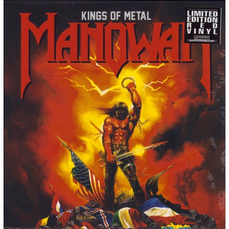 Manowar ‎– Kings Of Metal|1988/2022    	Listenable Records – POSH47 -Lim. Edition-red Vinyl-RSD