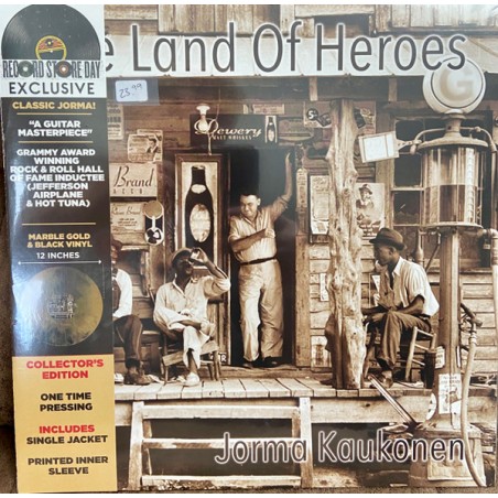 Jorma Kaukonen – The Land Of Heroes|2022	Culture Factory – CFU01223 -marbled gold & bBlack Vinyl-RSD