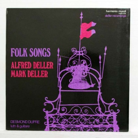 Alfred Deller, Mark Deller, Desmond Dupre  – Folk Songs |1972	Harmonia Mundi – HMD 226