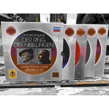 Richard Wagner / Georg Solti ‎– Der Ring Des Nibelungen |1983  Decca ‎– 6.35500-Box Set-14 × Vinyl