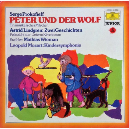 Prokofieff - Peter Und Der Wolf -Kindersymphonie-Lindgren - -Wieman / Leopold Mozart |1977	DG  – 2546 302