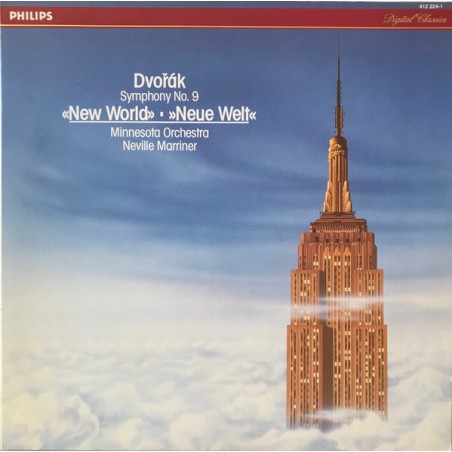 Dvořák-  Symphony No. 9 "New World" • "Neue Welt" - Neville Marriner  |1984	Philips – 412 224-1