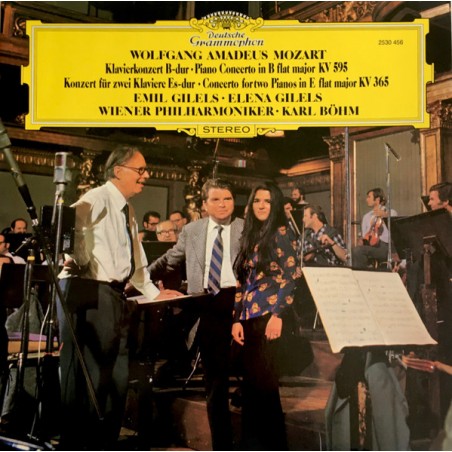 Mozart-Konzert Für Zwei Klaviere Und Orchester Es-dur KV 365 Neef - Gilels-Böhm  |1974      DG – 2530 456