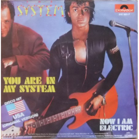 The System – You Are In My System|1983	Polydor – 810 951-7-Single