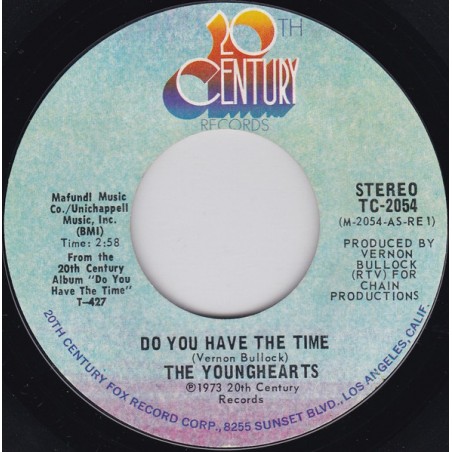 The Younghearts ‎– Do You Have The Time / All The Love In The World |1973   20th Century Records ‎– TC-2054-Single