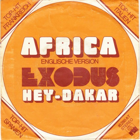 Exodus – Africa (Englische Version) |1975   Ariola – 16 280 AT-Single