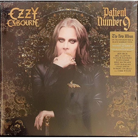 Ozzy Osbourne – Patient Number 9  |2022    	  Sony Music – 19439939221 -Transparent  & Black Marbled Vinyl