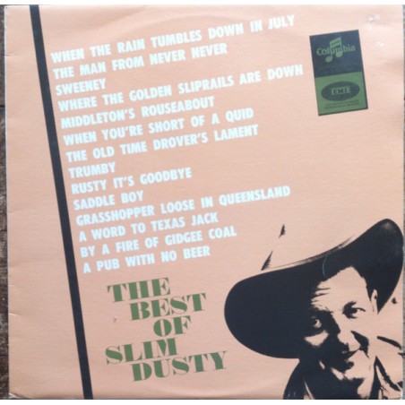 Slim Dusty – The Best Of Slim Dusty |1967	Columbia – OSX 7807