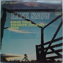 Snow ‎Hank – Sings Your Favorite Country Hits|1965    RCA Victor	LSP-3317