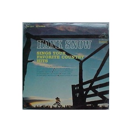 Snow ‎Hank – Sings Your Favorite Country Hits|1965    RCA Victor	LSP-3317