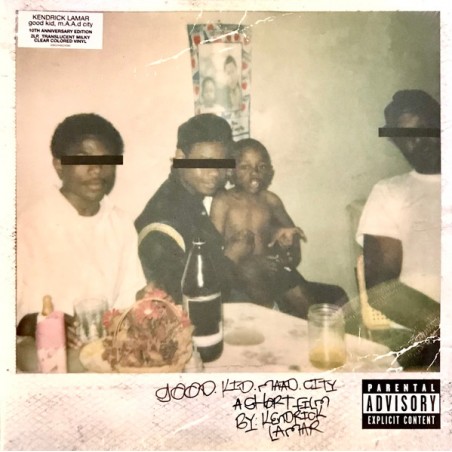 Kendrick Lamar – Good Kid, M.A.A.d City |2012/2022    Interscope Records – 00602448224385 -Milky Clear Vinyl