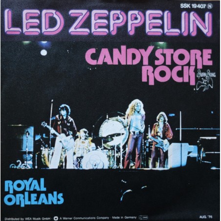 Led Zeppelin – Candy Store Rock   |1976	Swan Song – SSK 19 407-Single