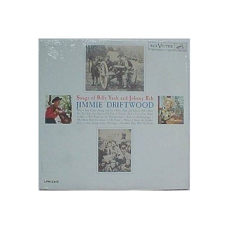 Driftwood Jimmy ‎– Songs Of Billy Yank And Johnny Reb|1961    RCA-NL 89994