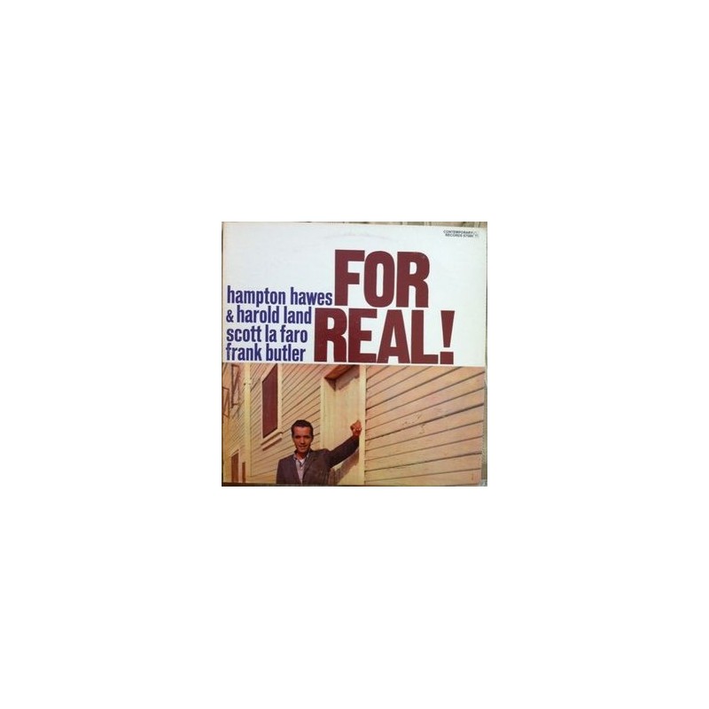 Hawes ‎Hampton – For Real!|1961     Contemporary Records	COP 013
