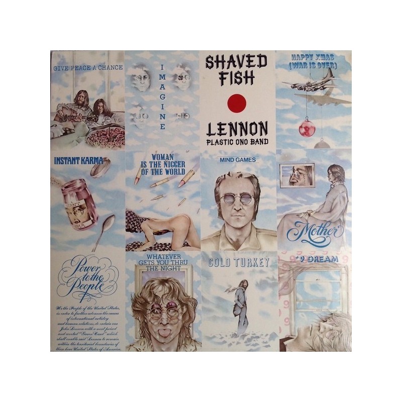Lennon John & The Plastic Ono Band ‎– Shaved Fish|1975   EMI Electrola ‎– 1C 072-05 987