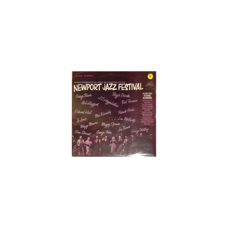 Various ‎– Great Moments In Jazz Re-Created At The Newport Jazz Festival|1965    RCA Victor ‎– LSP-3369