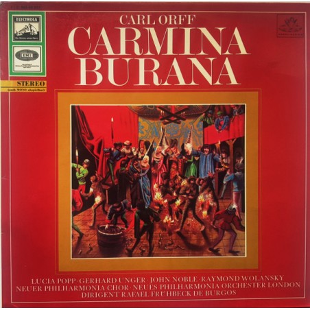 Carl Orff -Carmina Burana- Rafael Frühbeck De Burgos,  |	Electrola – 1 C 065-00 053