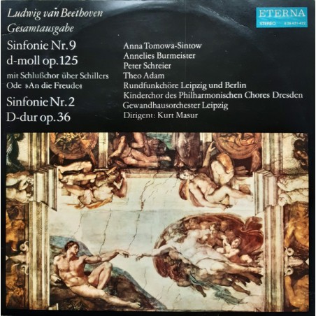 Beethoven – Sinfonie Nr. 9 D-moll -Tomowa-Sintow-Schreier-Masur     |1975   ETERNA – 8 26 421-422