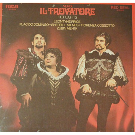 Verdi-Il Trovatore Highlights- Price-Domingo...|	 Red Seal – LSC 3203